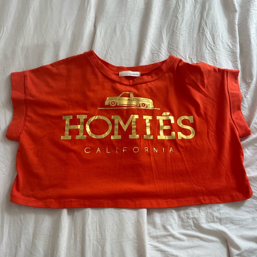 Vintage cropped tee